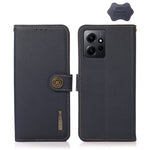Custodia per telefono in vera pelle KHAZNEH Custer Texture RFID, For Google Pixel 7A, For Xiaomi Redmi Note 12 4G Global