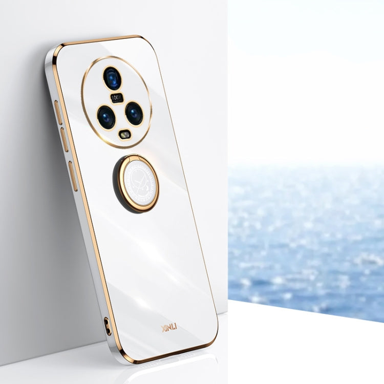 Custodia TPU elettrolitico con supporto anello per Honor X7a