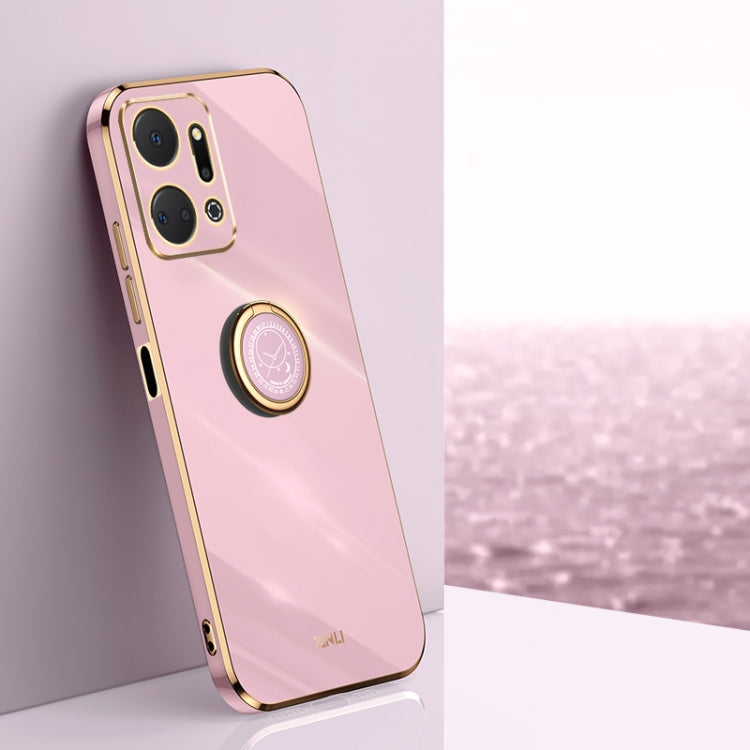 Custodia TPU elettrolitico con supporto anello per Honor X7a
