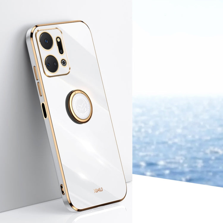 Custodia TPU elettrolitico con supporto anello per Honor X7a