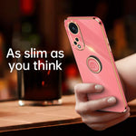 Custodia TPU con supporto anello per Samsung Galaxy A24 4G