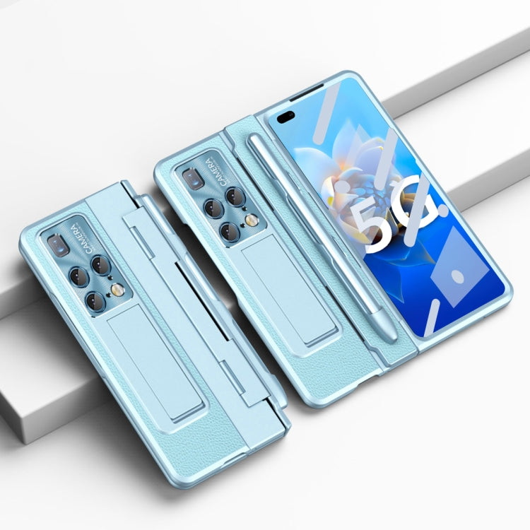 Custodia per telefono con cerniera a copertura totale integrata con stilo, For Huawei Mate X2, For Honor Magic Vs