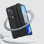 Custodia per telefono con cerniera a copertura totale integrata con stilo, For Huawei Mate X2, For Honor Magic Vs