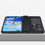 Custodia per telefono con cerniera a copertura totale integrata con stilo, For Huawei Mate X2, For Honor Magic Vs