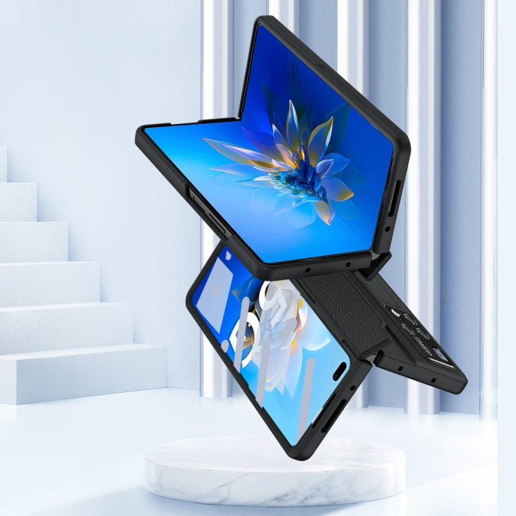 Custodia per telefono con cerniera a copertura totale integrata con stilo, For Huawei Mate X2, For Honor Magic Vs