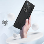 Custodia per telefono con cerniera a copertura totale integrata con stilo, For Huawei Mate X2, For Honor Magic Vs