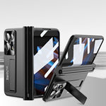 Custodia per telefono all-inclusive con cerniera in metallo integrata con slot per penna, For OPPO Find N2