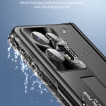 Custodia per telefono all-inclusive con cerniera in metallo integrata con slot per penna, For OPPO Find N2