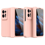 Custodia per telefono a copertura totale con cerniera magnetica Macaron, For OPPO Find N2