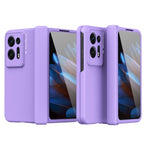 Custodia per telefono a copertura totale con cerniera magnetica Macaron, For OPPO Find N2