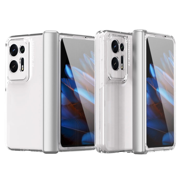 Custodia per telefono a copertura totale con cerniera magnetica Macaron, For OPPO Find N2