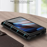 Custodia per telefono a copertura totale con cerniera magnetica Macaron, For OPPO Find N2