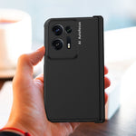 Custodia per telefono a copertura totale con cerniera magnetica Macaron, For OPPO Find N2