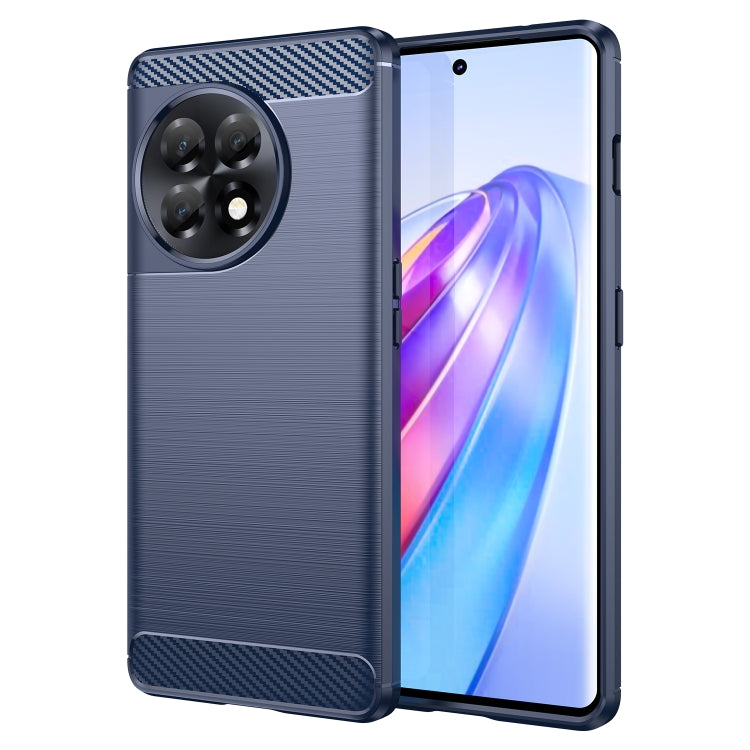 Custodia per telefono TPU in fibra di carbonio con trama spazzolata, For OnePlus Nord CE 3, For OnePlus Ace 2V, For OnePlus 11R 5G