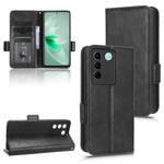 Custodia per telefono in pelle a triangolo simmetrico, For vivo S12 Pro / V230 Pro, For vivo S15e 5G, For vivo T1 5G / Y75 5G / Y55 5G, For vivo V27e / S16e