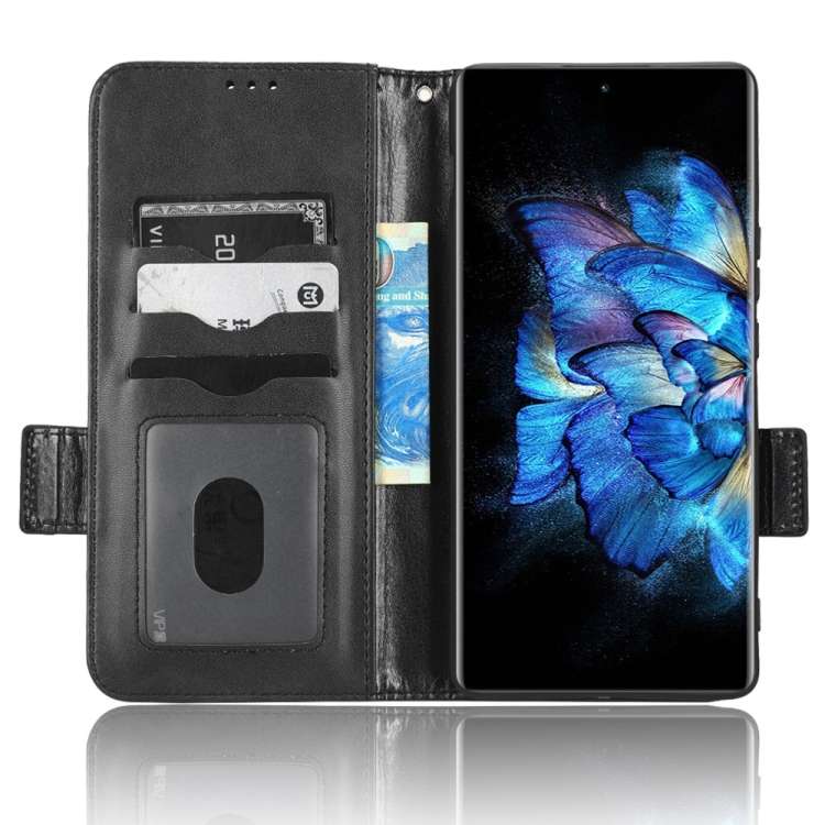 Custodia per telefono in pelle a triangolo simmetrico, For vivo X Note, For vivo Y01 / Y15s 2021, For vivo Y02 4G, For vivo Y35 4G