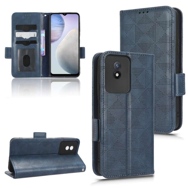 Custodia per telefono in pelle a triangolo simmetrico, For vivo X Note, For vivo Y01 / Y15s 2021, For vivo Y02 4G, For vivo Y35 4G
