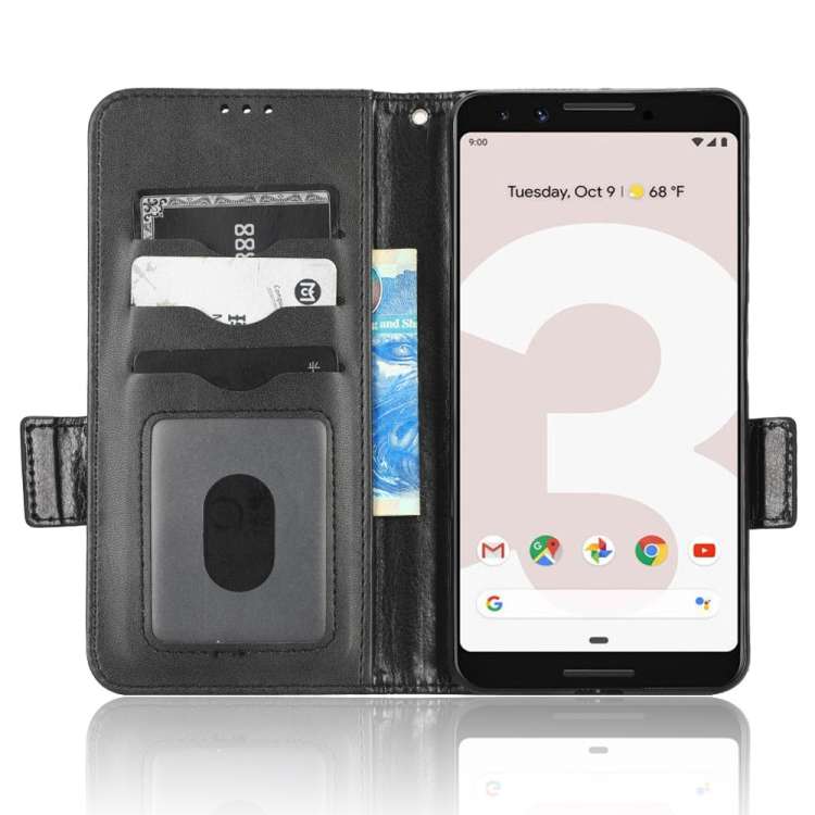Custodia per telefono in pelle a triangolo simmetrico, For Google Pixel 3, For Google Pixel 4 XL, For Google Pixel 4a 4G, For Google Pixel 4a 5G