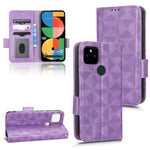 Custodia per telefono in pelle a triangolo simmetrico, For Google Pixel 4, For Google Pixel 5a 5G, For Google Pixel 5, For Google Pixel 6 Pro