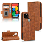 Custodia per telefono in pelle a triangolo simmetrico, For Google Pixel 4, For Google Pixel 5a 5G, For Google Pixel 5, For Google Pixel 6 Pro
