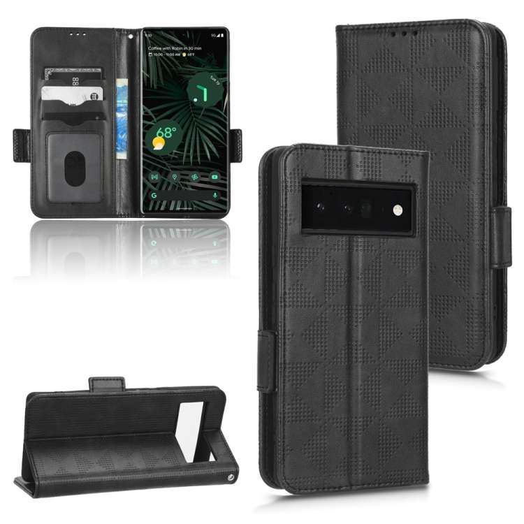 Custodia per telefono in pelle a triangolo simmetrico, For Google Pixel 4, For Google Pixel 5a 5G, For Google Pixel 5, For Google Pixel 6 Pro
