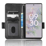 Custodia per telefono in pelle a triangolo simmetrico, For Google Pixel 6a, For Google Pixel 6, For Google Pixel 7 Pro, For Google Pixel 7a