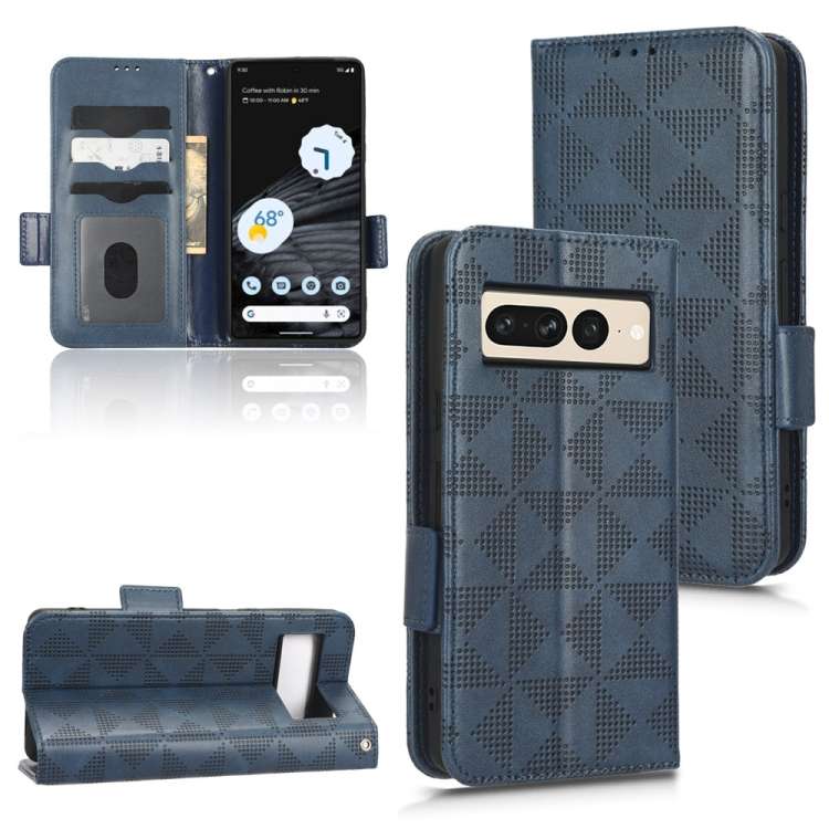 Custodia per telefono in pelle a triangolo simmetrico, For Google Pixel 6a, For Google Pixel 6, For Google Pixel 7 Pro, For Google Pixel 7a