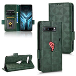 Custodia per telefono in pelle a triangolo simmetrico, For Asus Zenfone 7 Pro ZS671KS, For Asus Zenfone 8 ZS590KS, For Asus ROG Phone 3 Strix / 3 ZS661KL