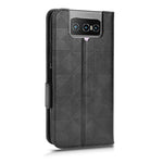 Custodia per telefono in pelle a triangolo simmetrico, For Asus Zenfone 7 Pro ZS671KS, For Asus Zenfone 8 ZS590KS, For Asus ROG Phone 3 Strix / 3 ZS661KL