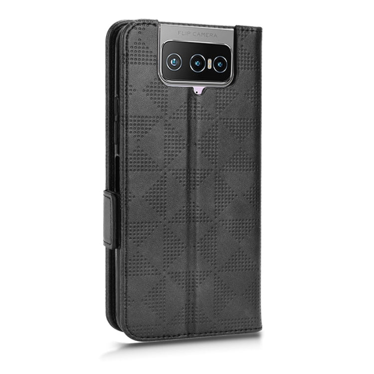 Custodia per telefono in pelle a triangolo simmetrico, For Asus Zenfone 7 Pro ZS671KS, For Asus Zenfone 8 ZS590KS, For Asus ROG Phone 3 Strix / 3 ZS661KL