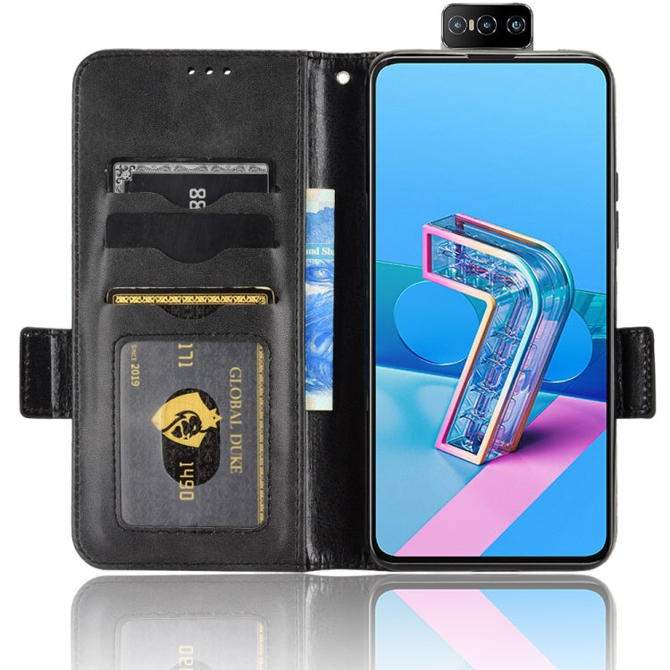 Custodia per telefono in pelle a triangolo simmetrico, For Asus Zenfone 7 Pro ZS671KS, For Asus Zenfone 8 ZS590KS, For Asus ROG Phone 3 Strix / 3 ZS661KL