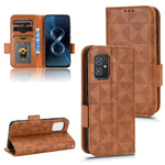 Custodia per telefono in pelle a triangolo simmetrico, For Asus Zenfone 7 Pro ZS671KS, For Asus Zenfone 8 ZS590KS, For Asus ROG Phone 3 Strix / 3 ZS661KL