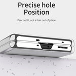 Custodia per telefono in rilievo con cornice galvanica modello Litchi, For OPPO Find N2 Flip