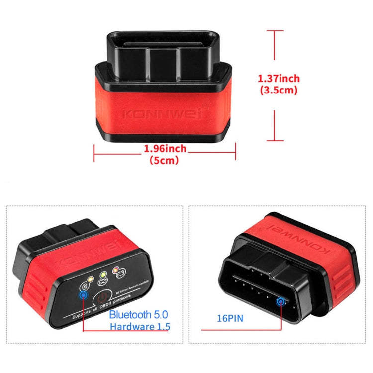 KONNWEI KW903 Scanner diagnostico OBD2 Bluetooth 5.0