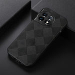 Custodia PU scozzese intrecciata per OnePlus 11R Ace 2 Galaxy A24
