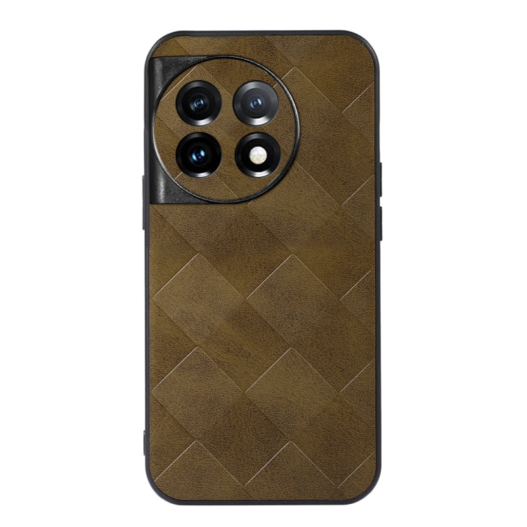 Custodia PU scozzese intrecciata per OnePlus 11R Ace 2 Galaxy A24