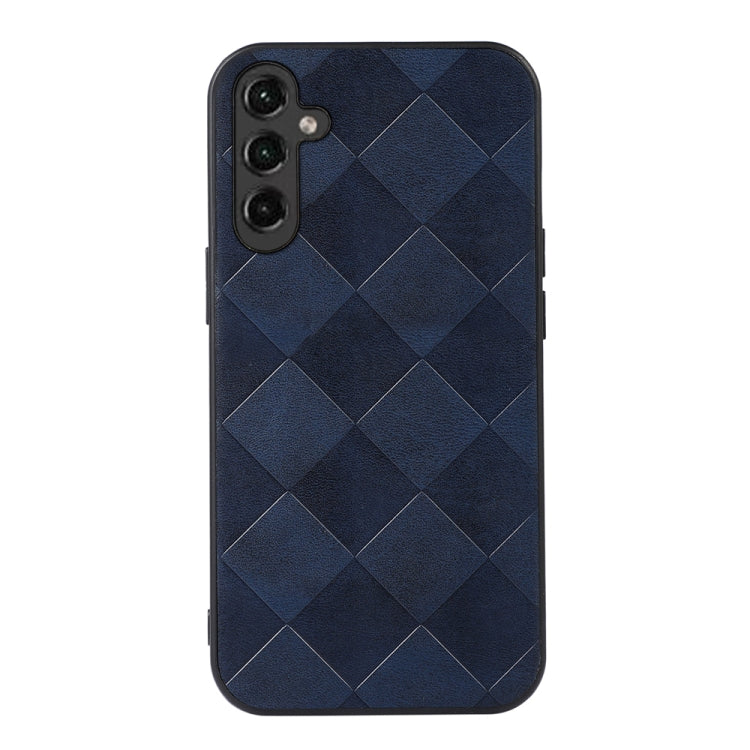 Custodia PU scozzese intrecciata per OnePlus 11R Ace 2 Galaxy A24