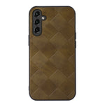 Custodia PU scozzese intrecciata per OnePlus 11R Ace 2 Galaxy A24