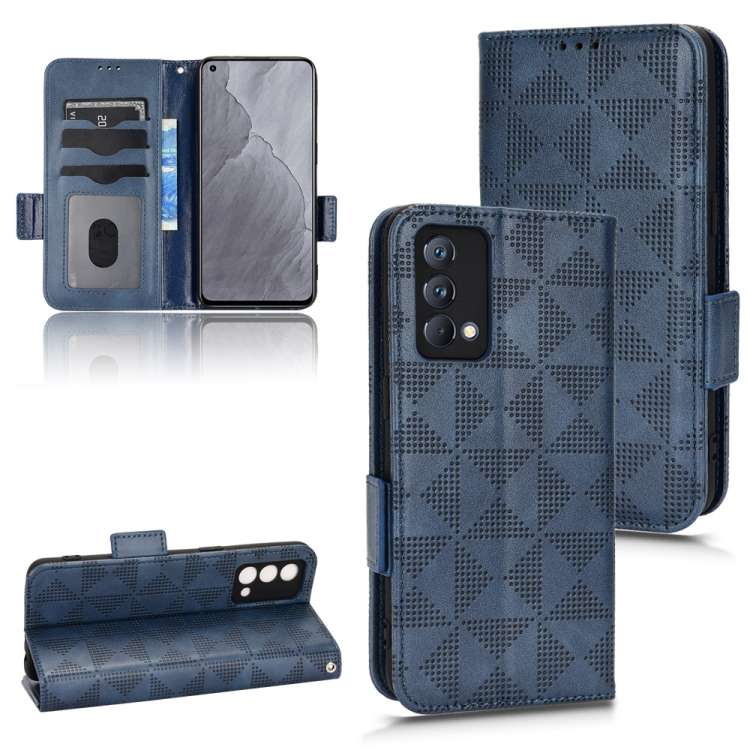 Custodia per telefono in pelle a triangolo simmetrico, For Realme GT Master / Q3 Pro Carnival, For Realme V20, For Realme C31, For Realme GT Neo2, For Realme GT Neo3