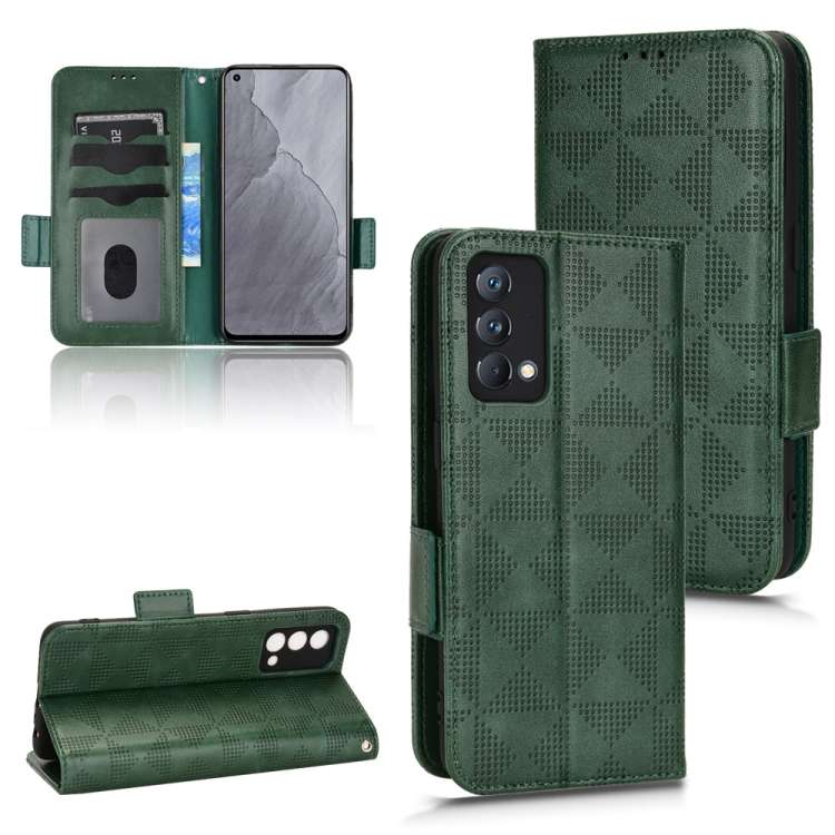 Custodia per telefono in pelle a triangolo simmetrico, For Realme GT Master / Q3 Pro Carnival, For Realme V20, For Realme C31, For Realme GT Neo2, For Realme GT Neo3