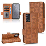 Custodia per telefono in pelle a triangolo simmetrico, For Realme GT Master / Q3 Pro Carnival, For Realme V20, For Realme C31, For Realme GT Neo2, For Realme GT Neo3