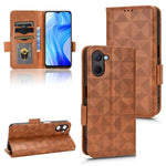 Custodia per telefono in pelle a triangolo simmetrico, For Realme GT Master / Q3 Pro Carnival, For Realme V20, For Realme C31, For Realme GT Neo2, For Realme GT Neo3