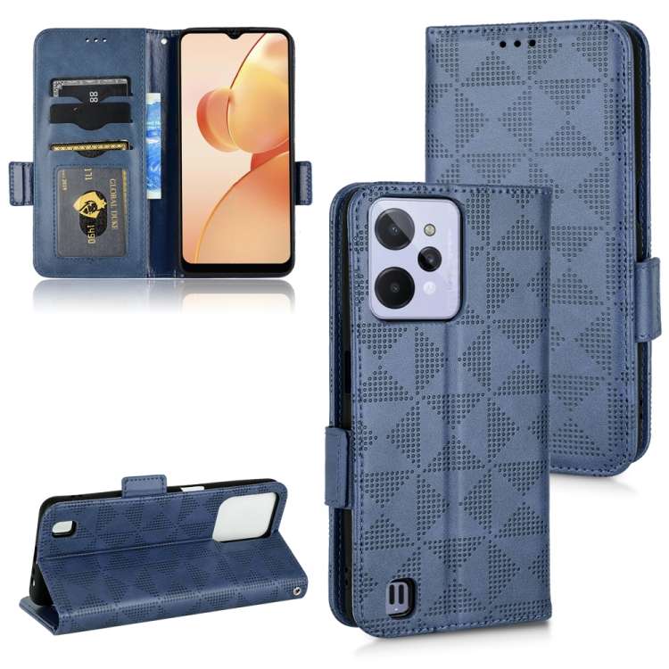 Custodia per telefono in pelle a triangolo simmetrico, For Realme GT Master / Q3 Pro Carnival, For Realme V20, For Realme C31, For Realme GT Neo2, For Realme GT Neo3