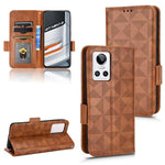 Custodia per telefono in pelle a triangolo simmetrico, For Realme GT Master / Q3 Pro Carnival, For Realme V20, For Realme C31, For Realme GT Neo2, For Realme GT Neo3