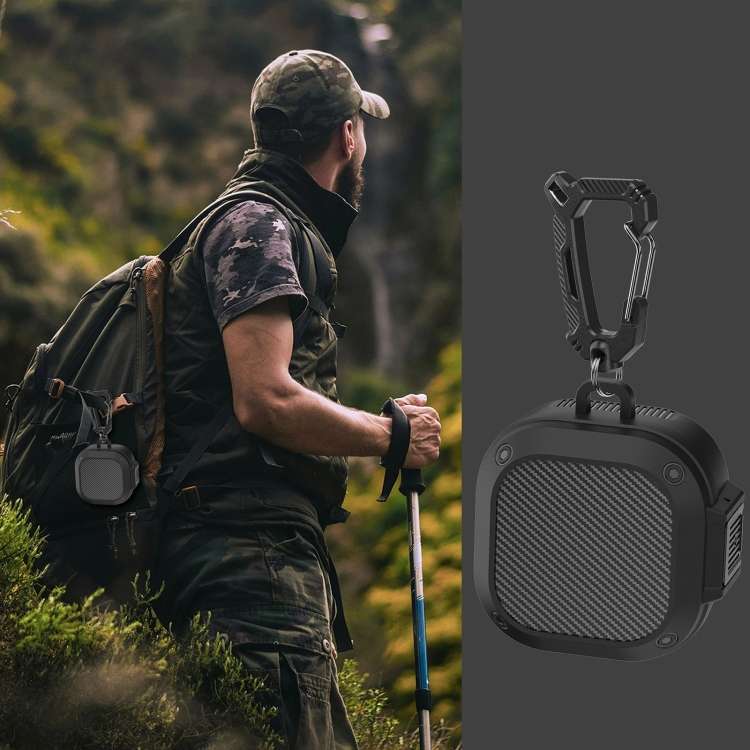 Custodia in silicone per auricolari wireless con interruttore e moschettone per Samsung Galaxy Buds Live / Buds2 / Buds Pro / Buds2 Pro