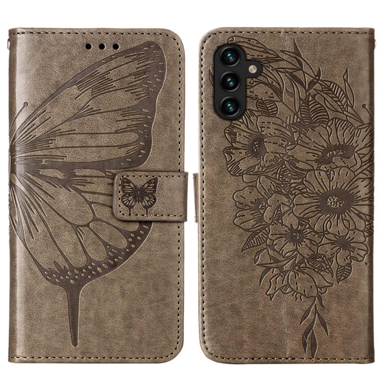 Custodia in pelle con farfalla per Samsung Galaxy A34 5G