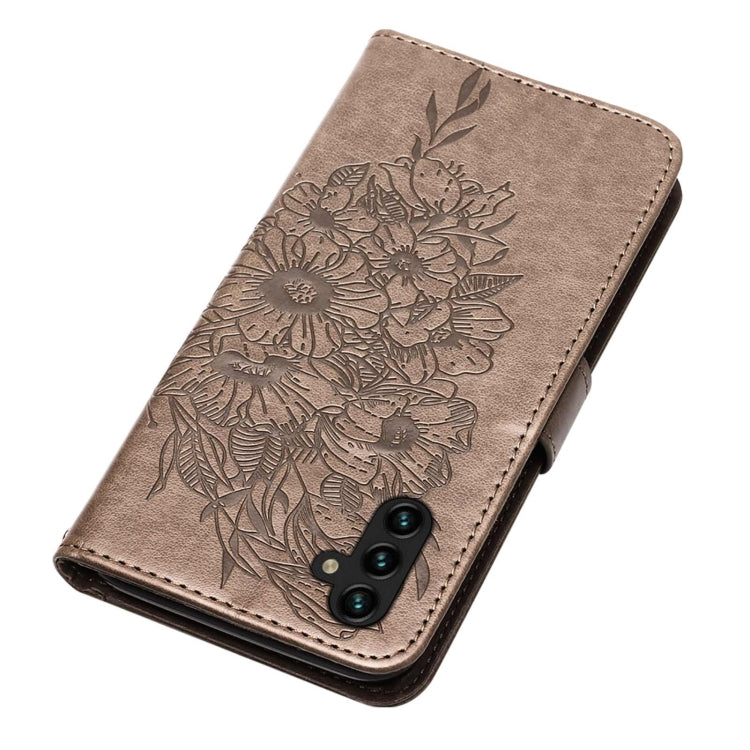 Custodia in pelle con farfalla per Samsung Galaxy A34 5G