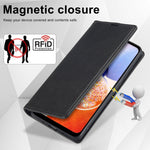 Custodia portafoglio in pelle per Samsung Galaxy A14