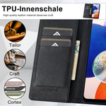 Custodia portafoglio in pelle per Samsung Galaxy A14