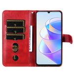 Custodia in pelle con cerniera per Honor e OPPO